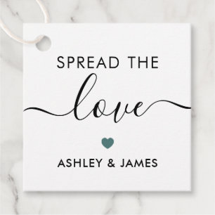 Verbreiten Sie die Liebe Tag, Tag der Hochzeit, Gr Geschenkanhänger