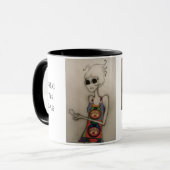 Verbreiten Sie die Liebe Tasse (Vorderseite Links)