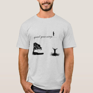 Verbreiten Sie Ihr Flügel-T-Shirt T-Shirt