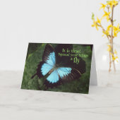 Verbreiten Sie Ihre Flügel und fliegen Sie Karte (Gelbe Blume)