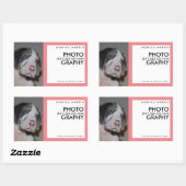 Verbreiten Sie Ihre Marke! Rechteckiger Aufkleber (Blatt)