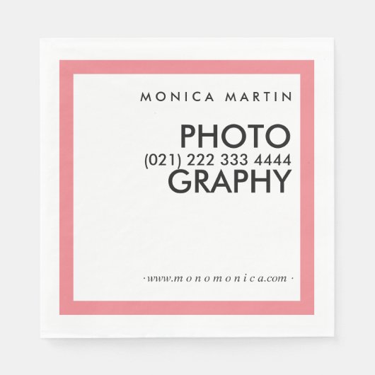 Verbreiten Sie Ihre Marke! Serviette (Vorderseite)