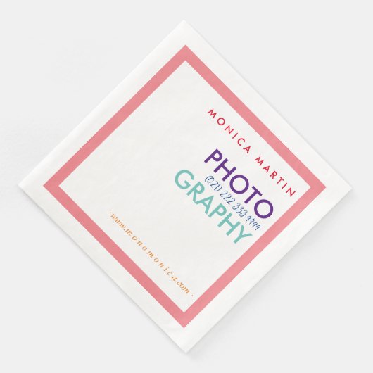 Verbreiten Sie Ihre Marke! Servietten (Ecke)