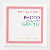 Verbreiten Sie Ihre Marke! Servietten (Vorderseite)