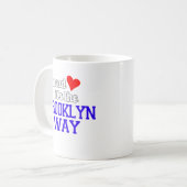 Verbreiten Sie Liebe die Brooklyn-Weise Kaffeetasse (Vorderseite Links)