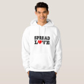 Verbreiten Sie Liebe Hoody (Vorne ganz)