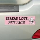 Verbreiten Sie Liebe-nicht Hass-Umarmungen, Autoaufkleber (Auf Auto)