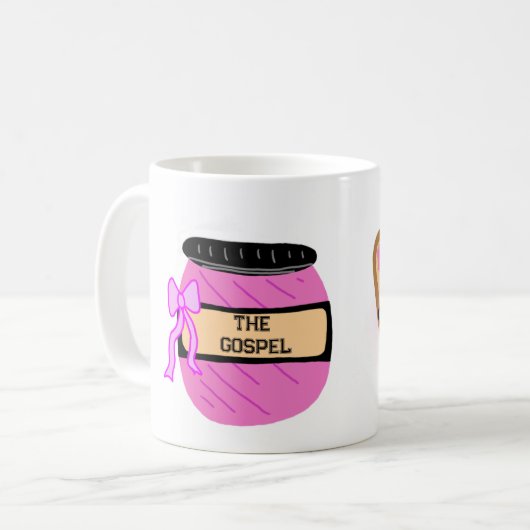 Verbreitung der Evangelium-Tasse Kaffeetasse (Vorderseite Links)