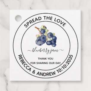 Verbreitung der Liebe Blueberry Jam Wedding Geschenkanhänger
