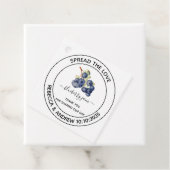 Verbreitung der Liebe Blueberry Jam Wedding Geschenkanhänger (Beispiel)