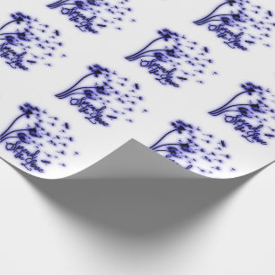 Verbreitung der Liebe Dandelion und Libellen Geschenkpapier