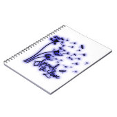 Verbreitung der Liebe Dandelion und Libellen Notizblock (Linke Seite)