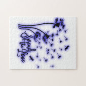 Verbreitung der Liebe Dandelion und Libellen Puzzle (Horizontal)