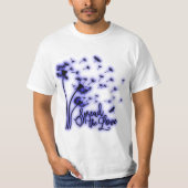 Verbreitung der Liebe Dandelion und Libellen T-Shirt (Vorderseite)