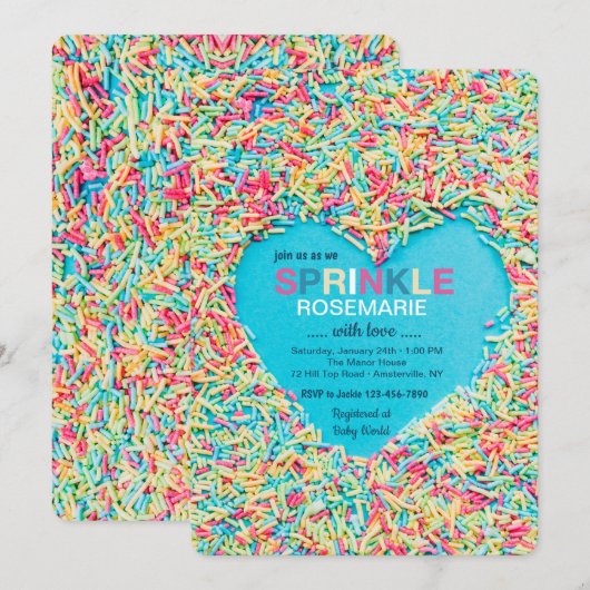 Verbreitung der Liebe Einladung (Vorne/Hinten)