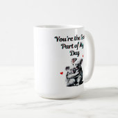 Verbreitung der Liebe 🐨 💖 Kaffeetasse (VorderseiteRechts)