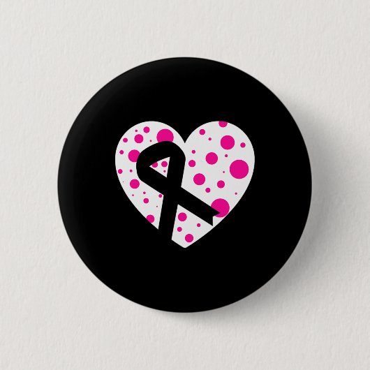 Verbreitung der Liebe mit der rosafarbenen, rosa, Button (Vorderseite)
