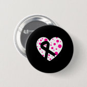 Verbreitung der Liebe mit der rosafarbenen, rosa, Button (Vorne & Hinten)