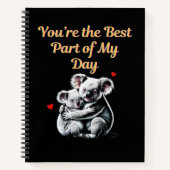 Verbreitung der Liebe 🐨 💖 Notizblock (Vorderseite)