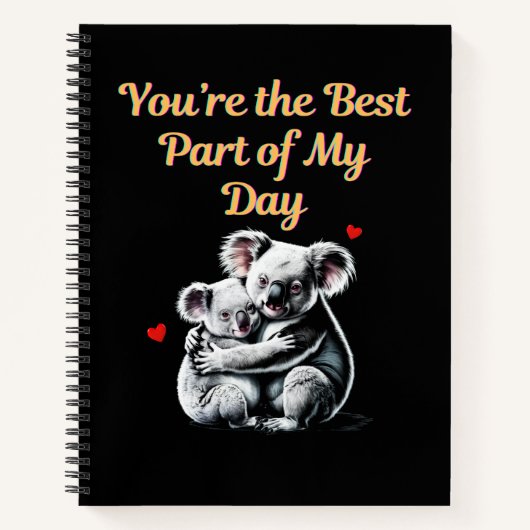 Verbreitung der Liebe 🐨 💖 Notizblock (Vorderseite)