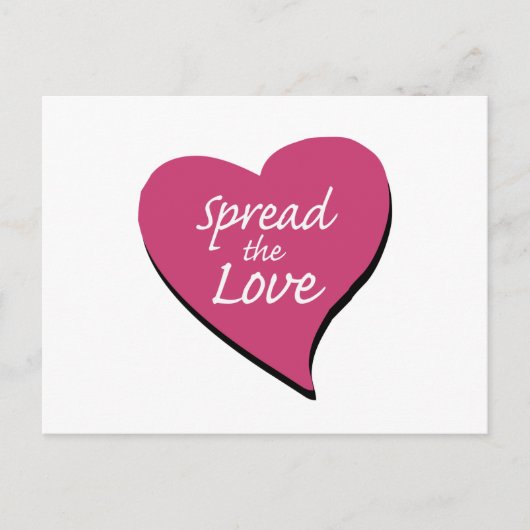 Verbreitung der Liebe Postkarte (Vorderseite)