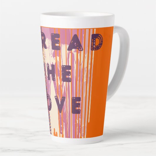 Verbreitung der Liebe schmolzene Farben Positive Z Milchtasse (Rechte Ecke)