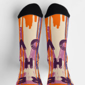 Verbreitung der Liebe schmolzene Farben Positive Z Socken (Oben)