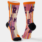 Verbreitung der Liebe schmolzene Farben Positive Z Socken (Gewinkelt)