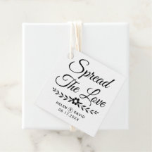 Verbreitung der Liebe schwarze Typografie, Blume H