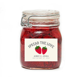 Verbreitung der Liebe Strawberry Jam Couple Gevor Lebensmitteletikett