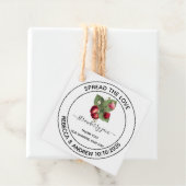 Verbreitung der Liebe StrawberryJ am Kraft Paper B Geschenkanhänger (Beispiel)