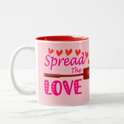 Verbreitung der Liebe: Valentine Zweifarbige Tasse (Links)