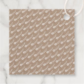 Verbreitung der Liebe weiße Typografie rustikale H Geschenkanhänger (Rückseite)