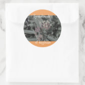 Verbreitung der Samen von Glücksstempeln Runder Aufkleber (Tasche)