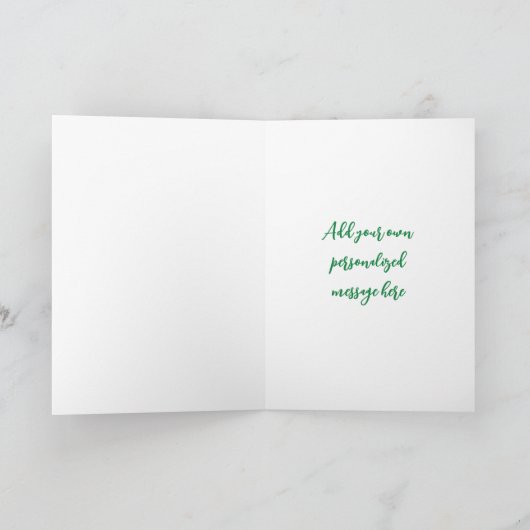 Verbreitung der Weihnachtskreide Holiday Typografi Karte (Innenseite)