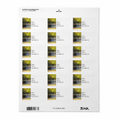 Verbreitung über die Straßenadressen Adressaufkleber (Vorne)