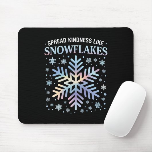 Verbreitung von Güte wie Schneeflocken Weihnachtsl Mousepad (Mit Mouse)