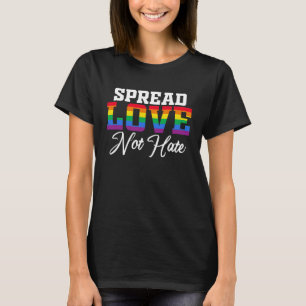 Verbreitung von Liebe nicht hassen T-Shirt