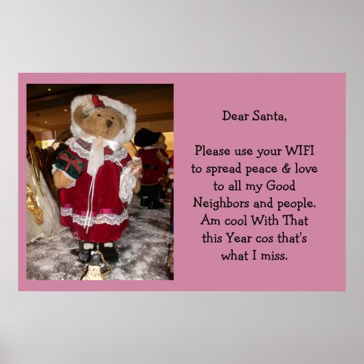 Verbreitung von Liebe und Friedensplakat Poster (Vorne)