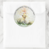 Verbreitung von Liebe und Kindheit Inspiration Kat Runder Aufkleber (Tasche)