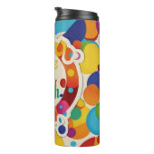 "Verbreitung von Liebe und Positivität" Thermosbecher (Nach rechts gedreht)