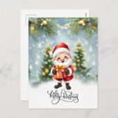 Verbreitung von Weihnachtsjubeln Feiertagspostkarte (Vorne/Hinten)