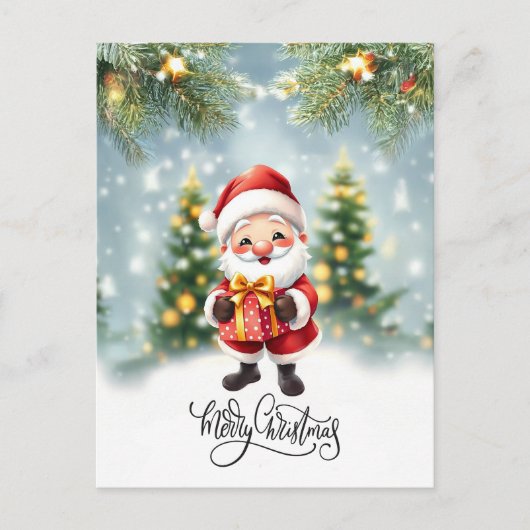 Verbreitung von Weihnachtsjubeln Feiertagspostkarte (Vorderseite)