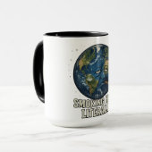 Verbrennen Planet Energy Tasse (Vorderseite Links)