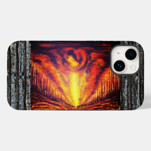Verbrennen von Sky Case-Mate iPhone Hülle (Rückseite (Horizontal))