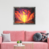 Verbrennen von Sky Leinwanddruck (Insitu (Wohnzimmer))