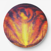 Verbrennen von Sky Pappteller (Vorderseite)