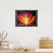 Verbrennen von Sky Poster (Küche)