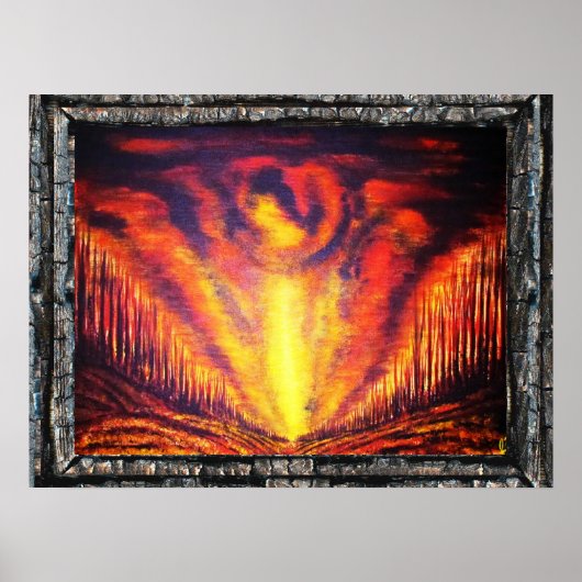 Verbrennen von Sky Poster (Vorne)