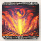 Verbrennen von Sky Untersetzer (Vorderseite)